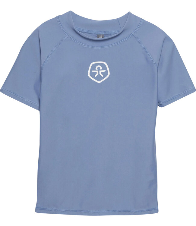 color kids Badeshirt kurzarm – UV- Shirt UVP 40 – coronet blue