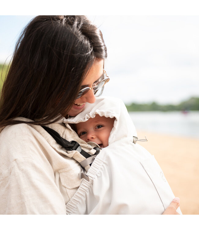 Mamalila UV-Tragecover - Cover - Shade Sonnenschutz UPF 50+ grau gestreift
