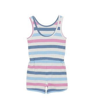 color kids Jumpsuit kurz – gestreift – Baumwolle