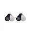 Cloby Reflektierende Magnetclips aus Canvas Schwarz