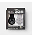 Cloby Reflektierende Magnetclips aus Canvas Schwarz