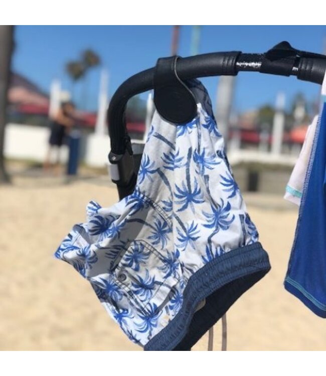 Cloby Magnetclips aus Leder Schwarz