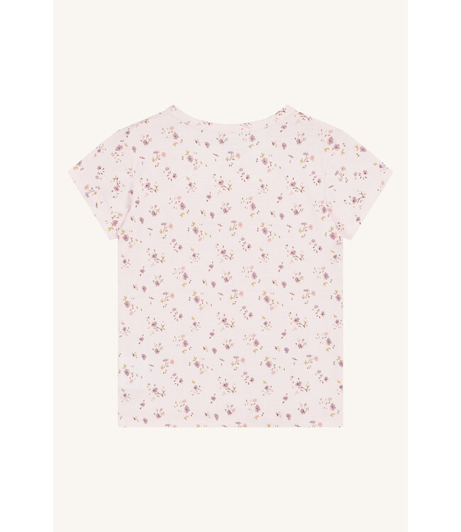 Hust and Claire Austin Shirt kurzarm Bambusviskose Blümchen rose morning