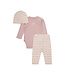 Fixoni 3-teiliges Geschenkset für Babys - Blume rosa