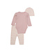 Fixoni 3-teiliges Geschenkset für Babys - Blume rosa