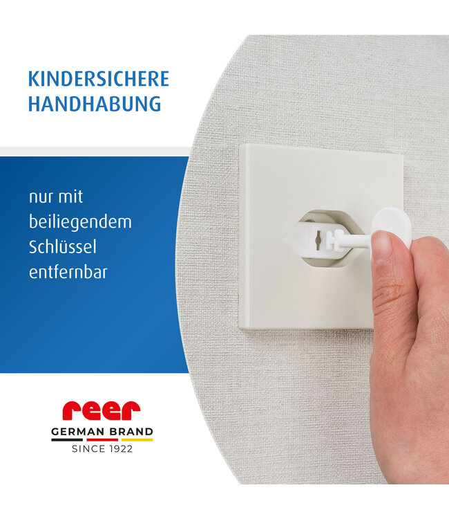 reer Steckdosenkappe, Schweiz, 8 Stück
