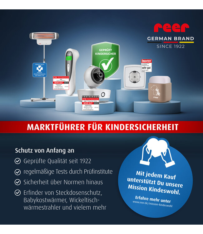 reer Steckdosenkappe, Schweiz, 8 Stück