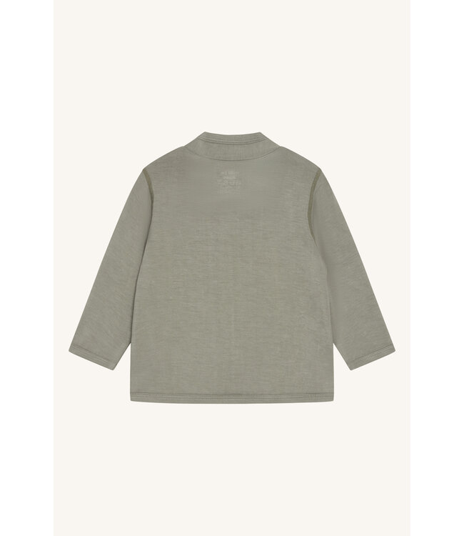 Hust and Claire Curd Cardigan - Bambusviskose seagrass