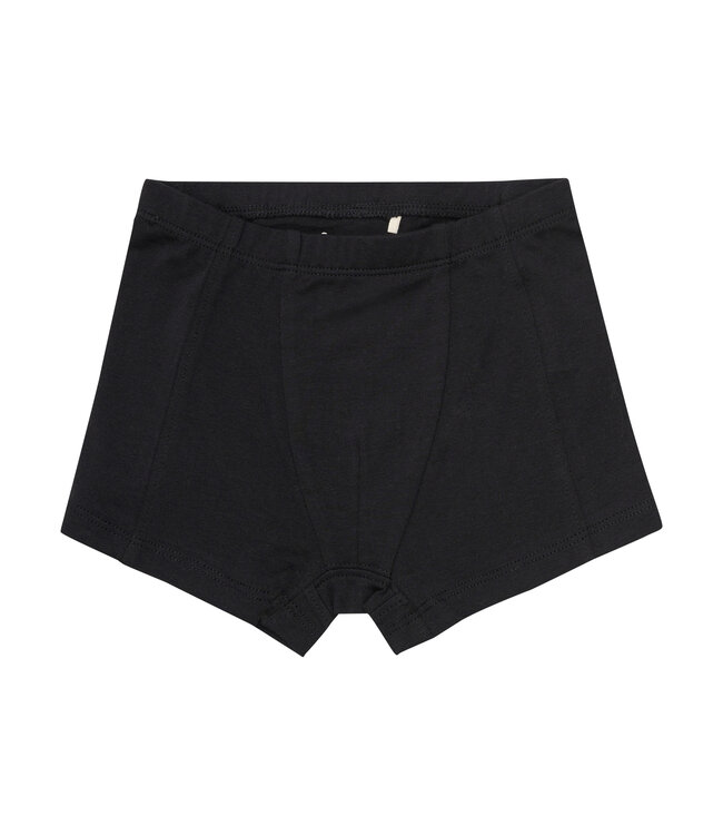 Minymo 2er Set Boxershorts Weltraum/unifarben Biobaumwolle
