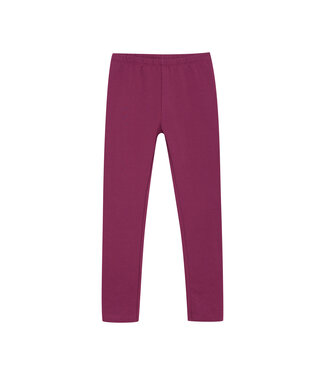 Minymo Leggings gefüttert Biobaumwolle rasperry coulis