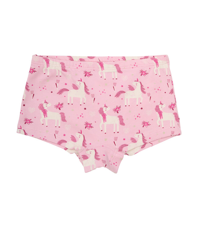 Minymo 2er Set Pantys Einhorn/unifarben Biobaumwolle