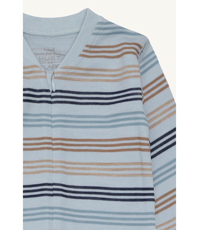 Hust and Claire Wolle Bambus Pyjama mit Reissverschluss