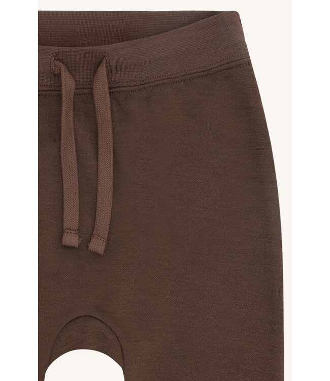 Hust and Claire Gaby Joggers Hose Wolle Bambus brown stone