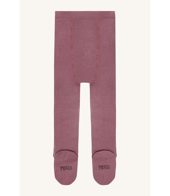 Hust and Claire Strumpfhose Foxie Doubleface Wolle/Bambusviskose pale mauve