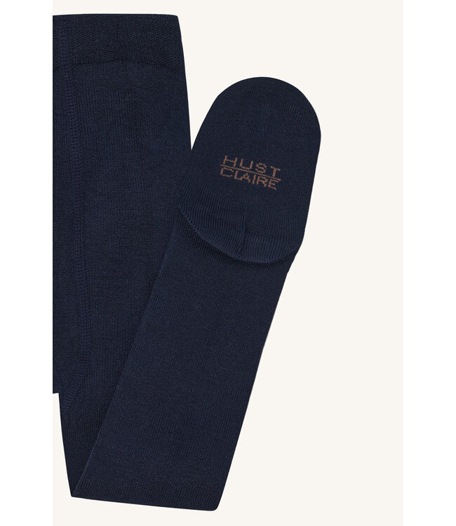 Hust and Claire Strumpfhose Foxie Doubleface Wolle/Bambusviskose more navy