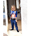 Enfant Terrible Shirt langarm Pferdedruck Biobaumwolle cobalt
