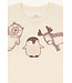 Hust and Claire Baloo Body langarm Tiere - Wolle/Bambus off white