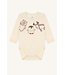 Hust and Claire Baloo Body langarm Tiere - Wolle/Bambus off white