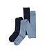 Minymo 2 er Pack Woll Mix Strumpfhosen dark navy