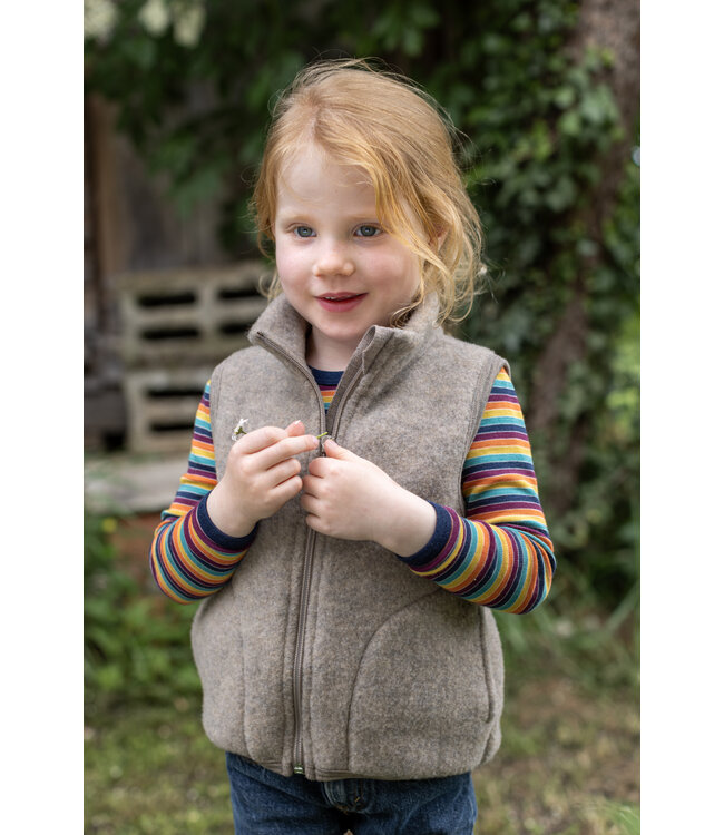 Engel Natur Body langarm Wolle/Seide multicolour