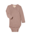 Engel Natur Wickelbody langarm Wolle/Seide dusty rose