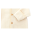 Engel Natur Wollfleece Overall mit Kapuze - natur