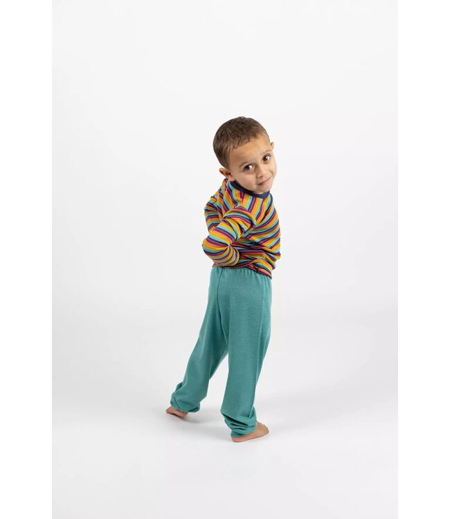 Engel Natur Kinder-Shirt langarm - Wolle/Seide - multicolour