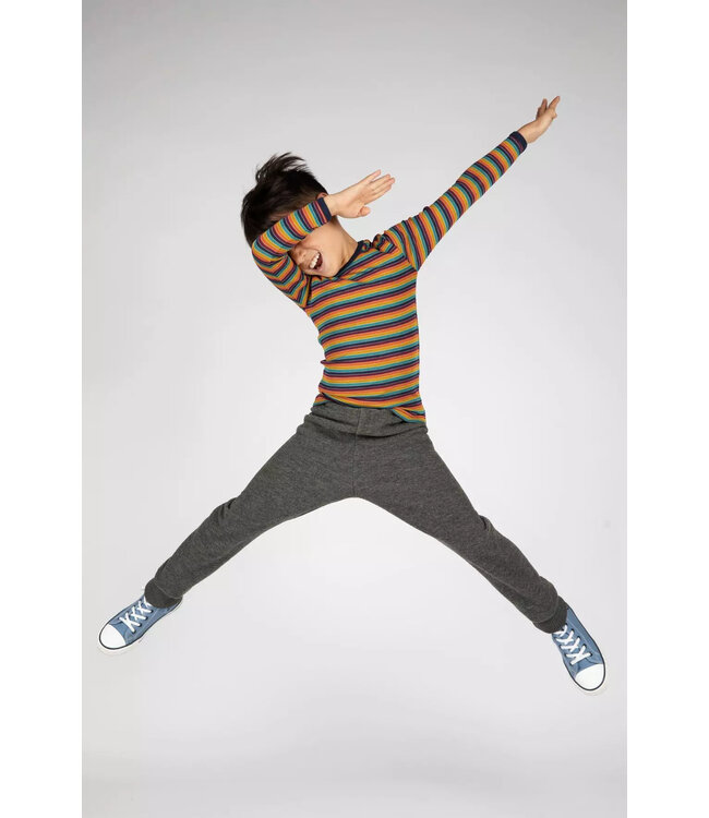 Engel Natur Kinder-Shirt langarm - Wolle/Seide - multicolour