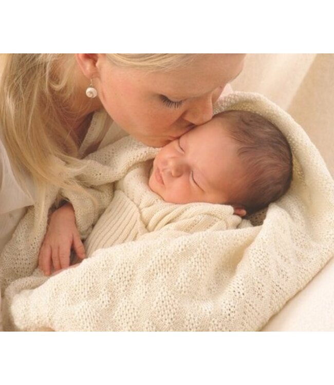 Disana Babydecke Indigo aus Merinowolle