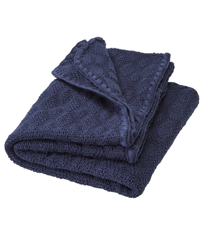Disana Babydecke Indigo aus Merinowolle