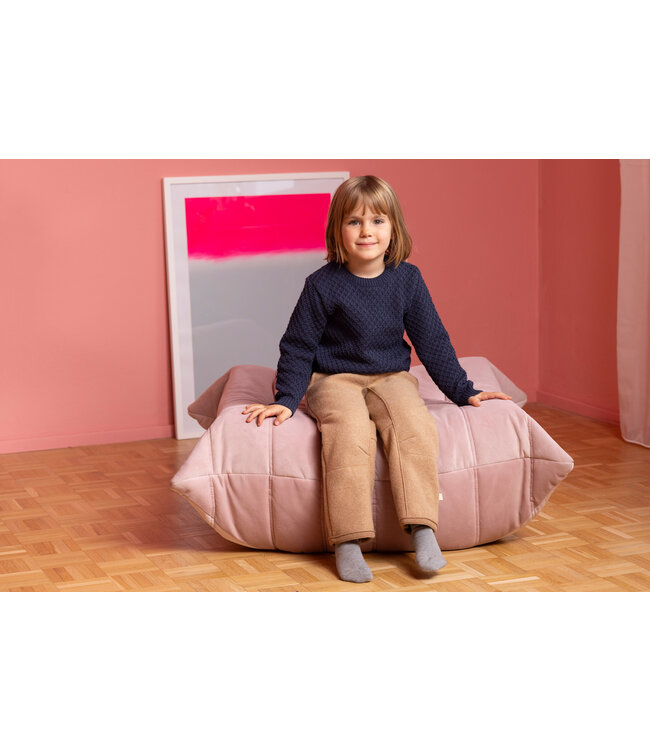 Disana disana Aran Pullover Merinowolle - Strickpullover - Indigo