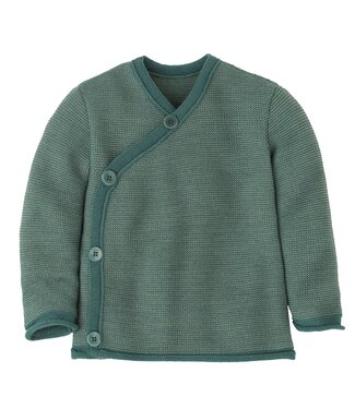 Disana disana Melange-Jacke - Strickjacke Merinowolle Eukalyptus