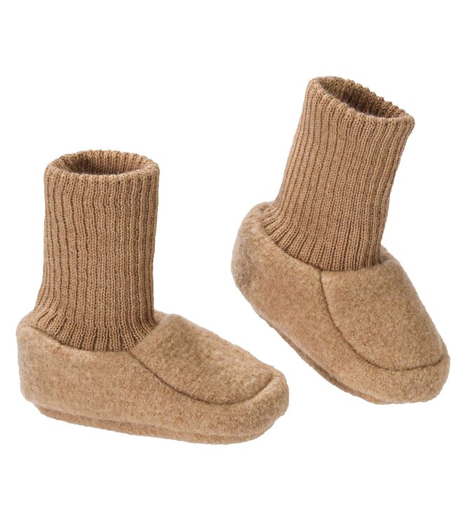 Disana disana Walk-Schuhe - Füsslinge Baby Merinowolle Karamell