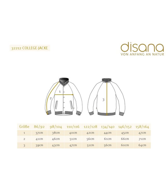 Disana Disana College Jacke - Wollwalkjacke - Softpink