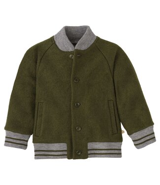 Disana Disana College Jacke - Wollwalkjacke - Oliv