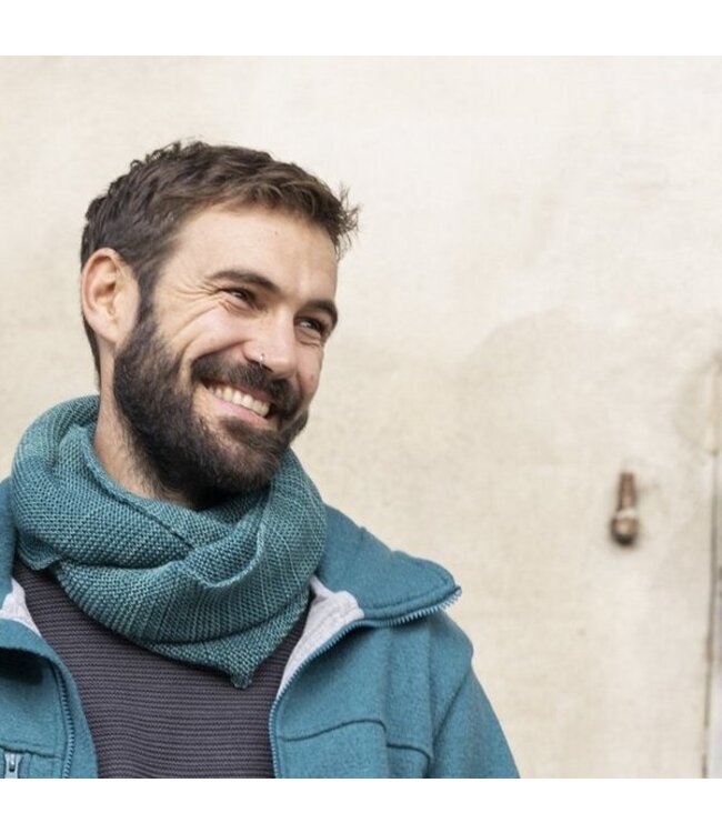 Disana disana Loop für Erwachsene - Merinowolle Indigo-Taubenblau