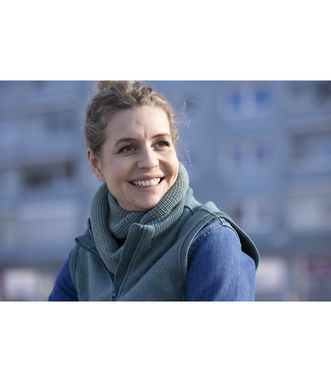 Disana disana Loop für Erwachsene - Merinowolle Indigo-Taubenblau