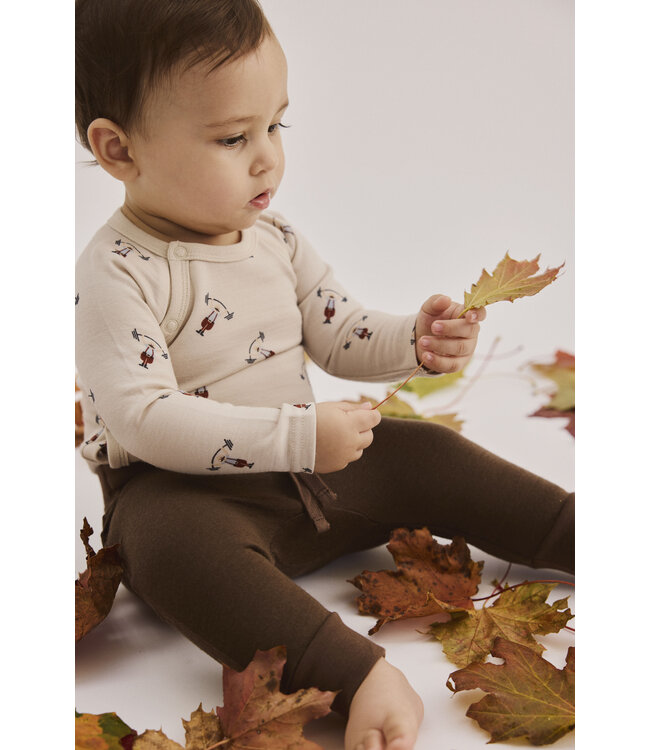 Hust and Claire Gaby Joggers Hose Wolle Bambus brown stone