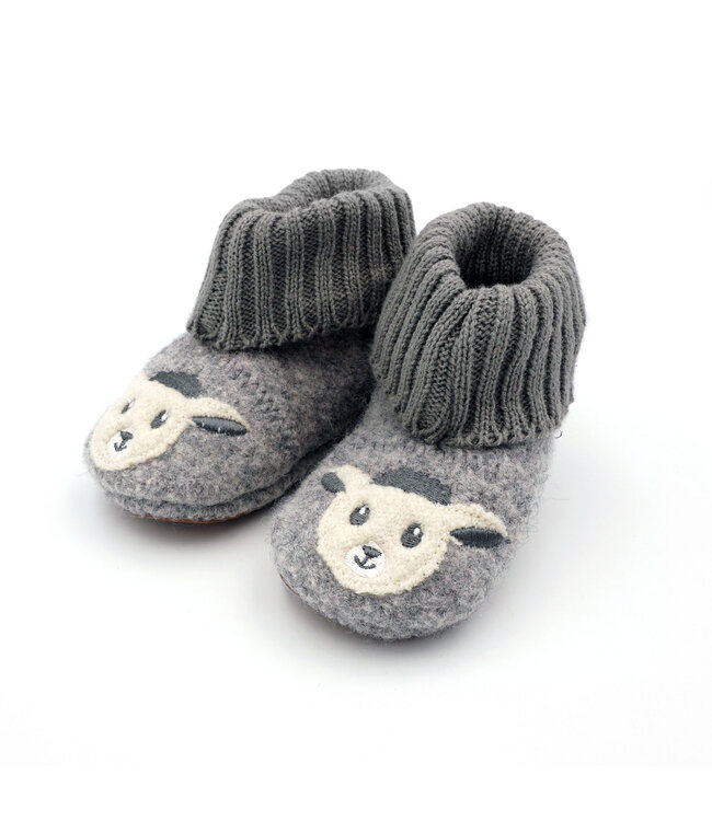 maximo Finken Schaf - Wolle - Anti-Rutsch-Sohle - Strickbund