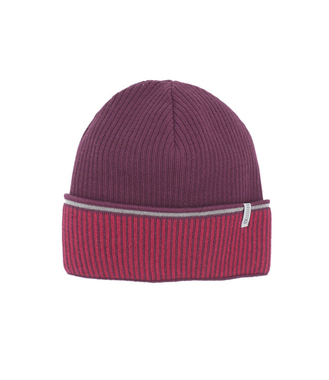 maximo Reflektierende Mütze cassis/rosso