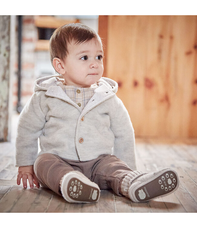 maximo Finken Schaf - Wolle - Anti-Rutsch-Sohle - Strickbund