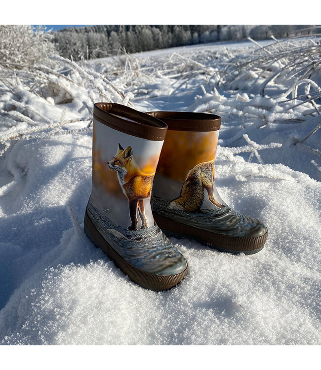 maximo Regenstiefel Fuchs Fotoprint Winterfutter