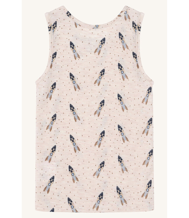 Hust and Claire Unterhemd Fecel Wolle/Tencel Rakete wheat melange