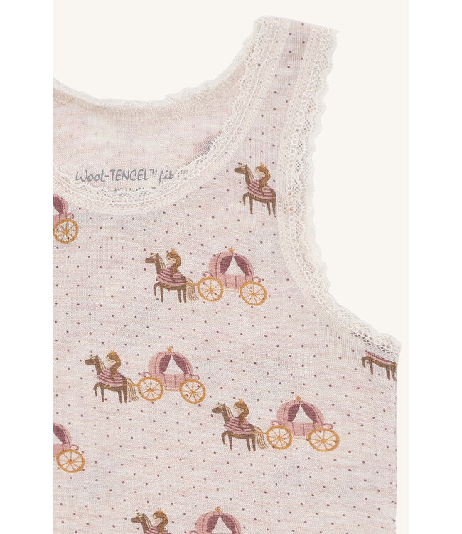 Hust and Claire Unterhemd Fricel Wolle/Tencel Prinzessin wheat melange
