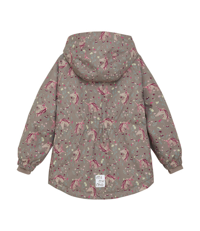 Minymo Winterjacke wasserwest - Einhorn - recycelt