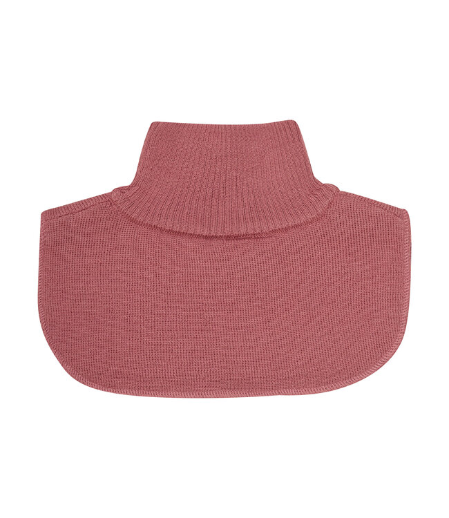 Minymo Halswärmer - Loop mit Kragen - Wollmix withered rose