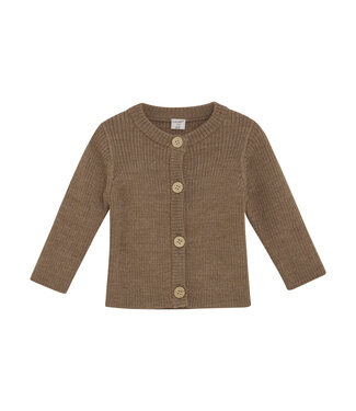 CeLaVi Strickjacke Merinowolle cocoa creme