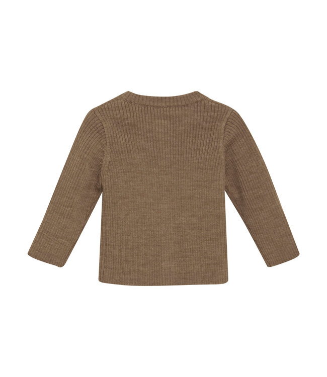 CeLaVi Strickjacke Merinowolle cocoa creme