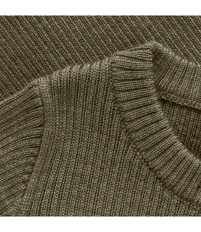 CeLaVi Strickjacke Merinowolle dusky green