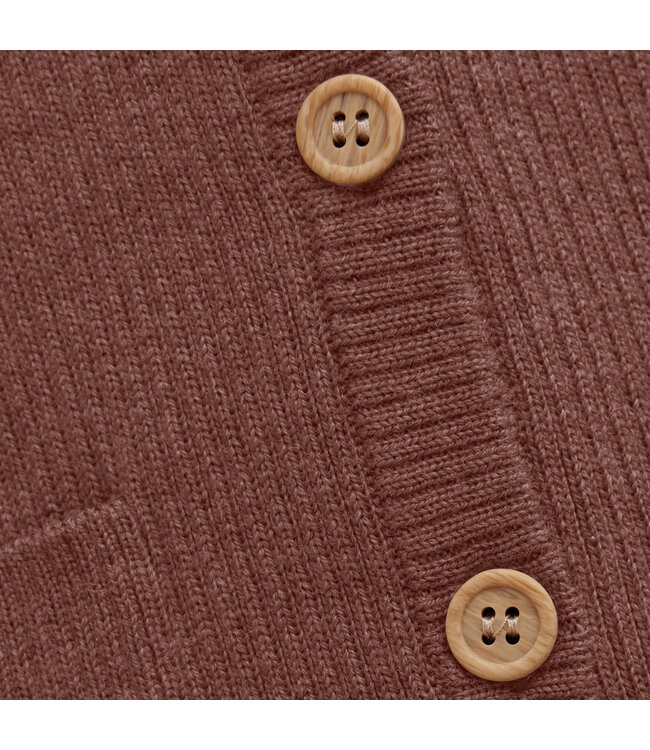 CeLaVi Strickanzug Merinowolle marron